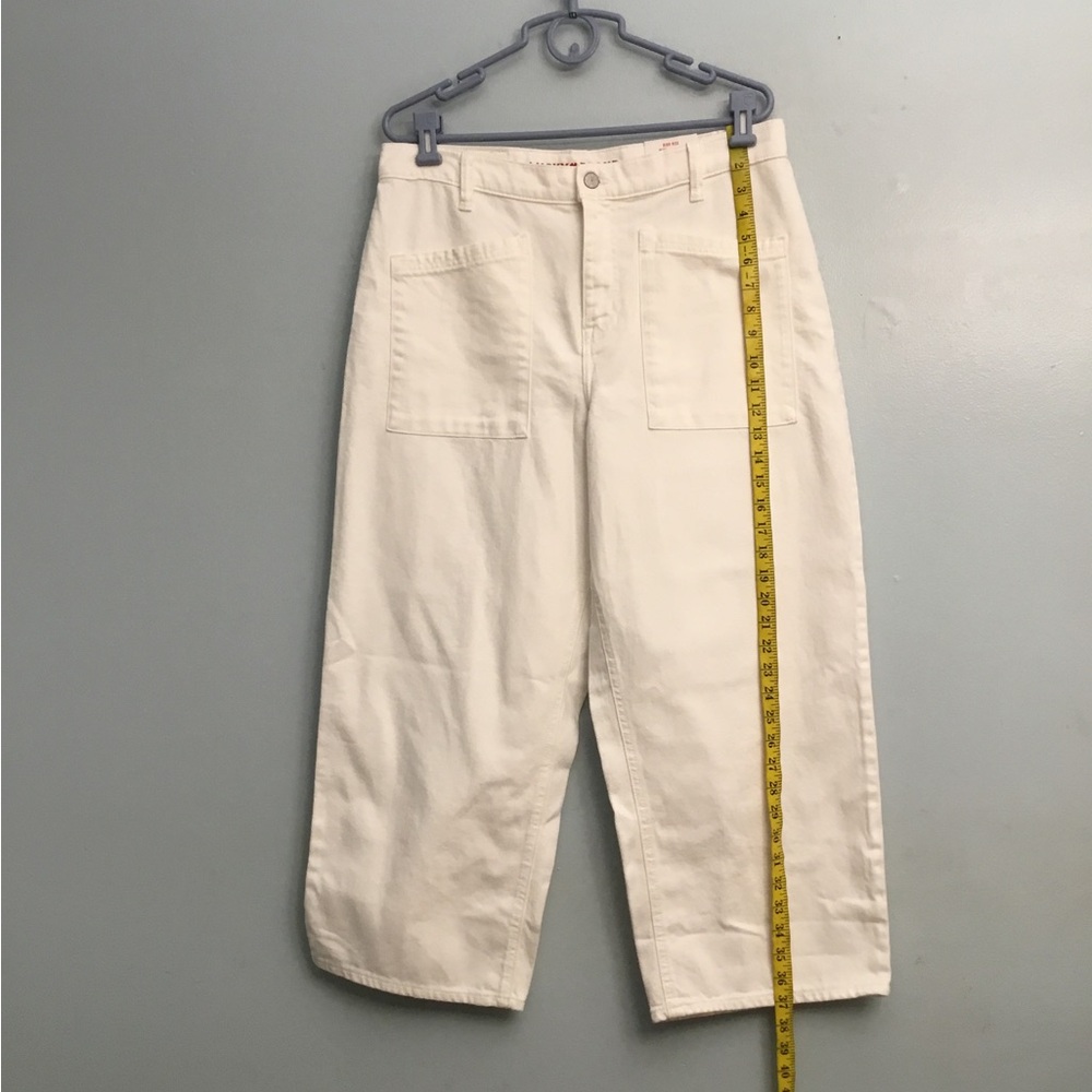Lucky Brand White Wide-Leg Pants